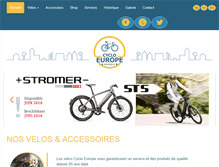 Tablet Screenshot of cycloeurope.be